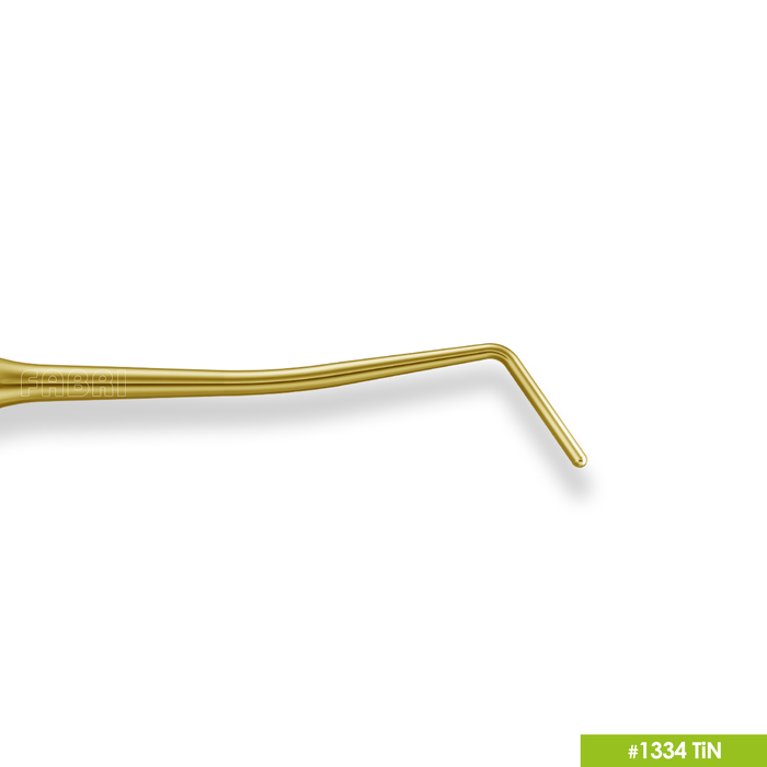 Картинка Гладилка удлиненная узкая с цилиндрическим штопфером O1.0mm ручка O6mm покрытие Gold 3 из 4 
