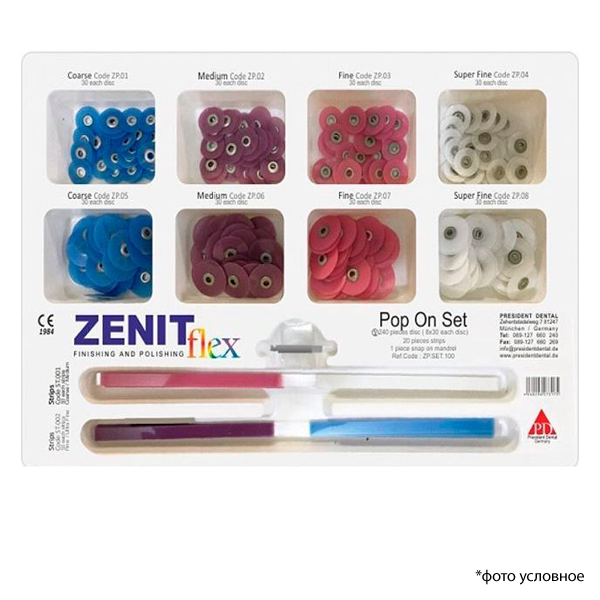 Zenit Flex Pop On kit, шт 8уп*30шт, 20 штрипсов купить
